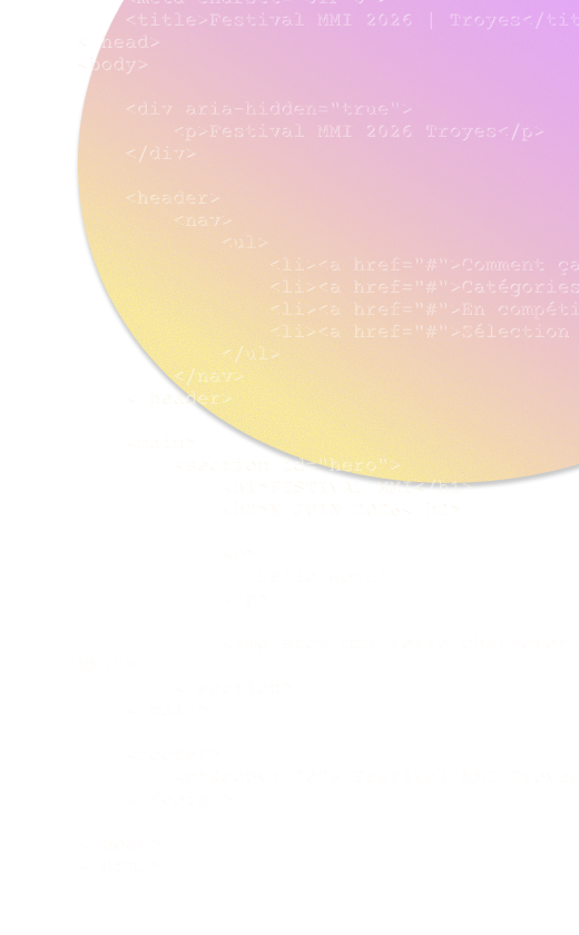 Festival MMI 2026 - Troyes